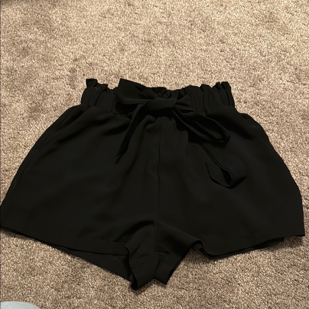 SHEIN Black High Waist Women's Shorts